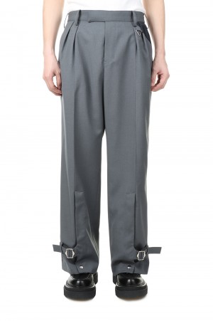 に値下げ！ Tamme タム ∠13° WIDE SLACKS / BLK 新品未使用 | ochge.org