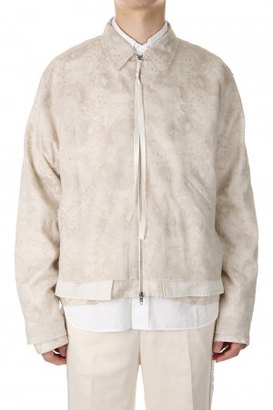 LACE BLOUSON(MID22SS-JK09)-IVORY-