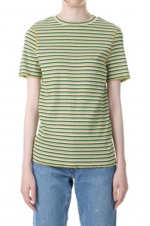 MULTI BORDER TEE -GREEN(22MMSCU13)