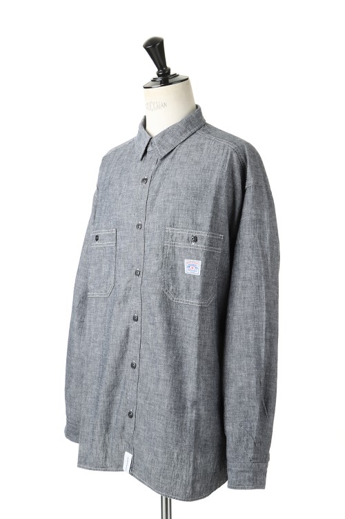 NOFOLK CHAMBRAY LS SHIRT - BLACK (221WVDS-SHM04) | セレクト