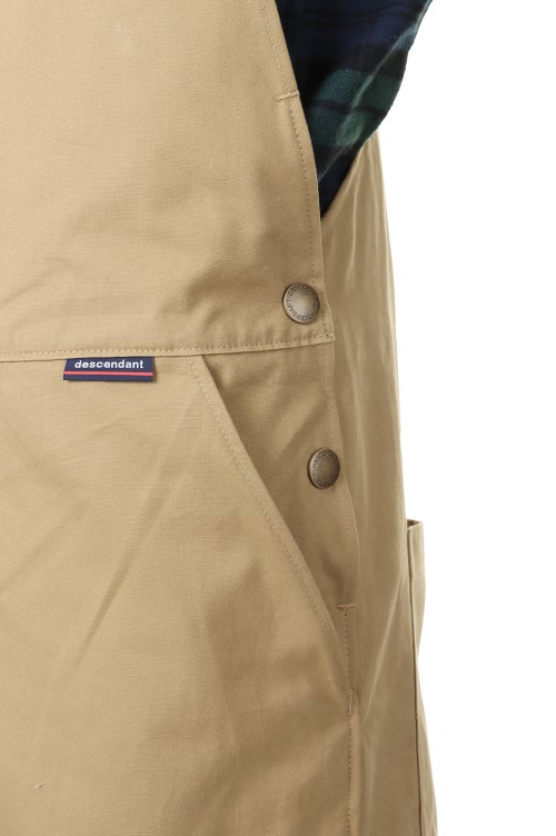 WADER COTTON OVERALL - BEIGE (221WVDS-PTM03) | セレクトショップ｜DeepInsideinc.com  Store