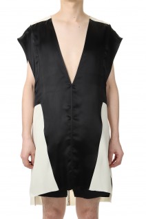 KUNTROL TOP V NECK / BLACK YN（RR01B1122）