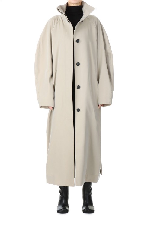 Standcollar Trench Coat -OATMEAL(12220002) | セレクトショップ｜DeepInsideinc.com  Store