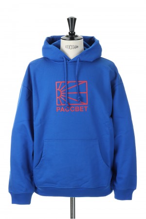 MEN BIG LOGO HOODIE KNIT/BLUE(PACC11T026)