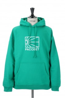 MEN BIG LOGO HOODIE KNIT/GREEN(PACC11T026)
