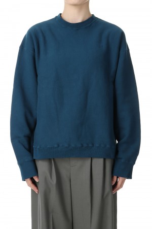 NATURAL DYE URAKE OVERSIZED SWEAT SHIRT -Blue (KKAGNW6951)