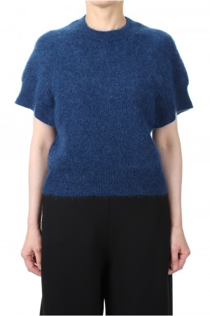 Mohair blend knit -Blue (019-022-KT33)