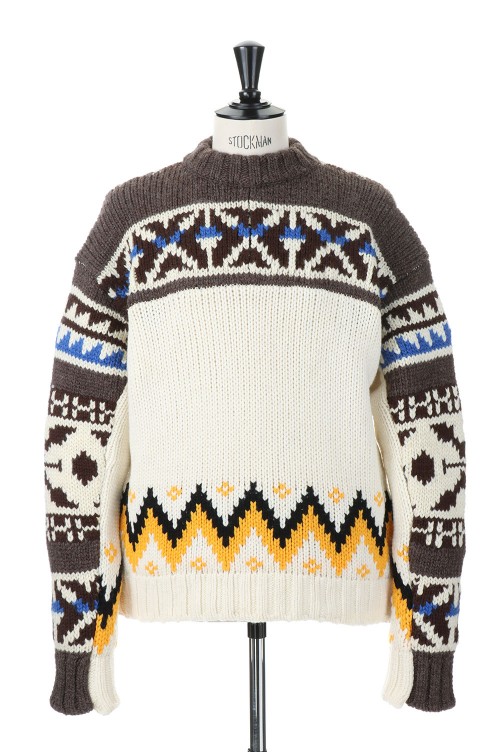 Sacai サカイ 21AW 21-02610M Wool Knit Pullover ウール ニット プル