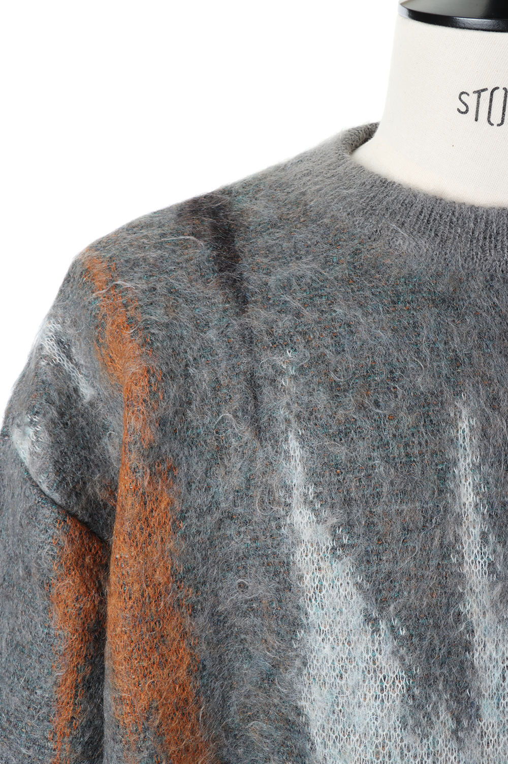 2021新入荷 YOKE STILL JACQUARD CREWNECK TOP GRAY ecousarecycling.com