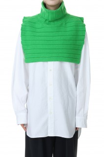 5G HIGH NECK KNIT BIBS -LIME GREEN(22WKN-#414S)