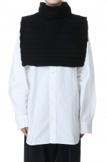 5G HIGH NECK KNIT BIBS -BLACK(22WKN-#414S)