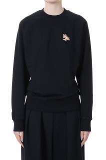 CHILLAX FOX PATCH CLASSIC SWEATSHIRT / XSサイズ -BLACK(GU00342KM0002)