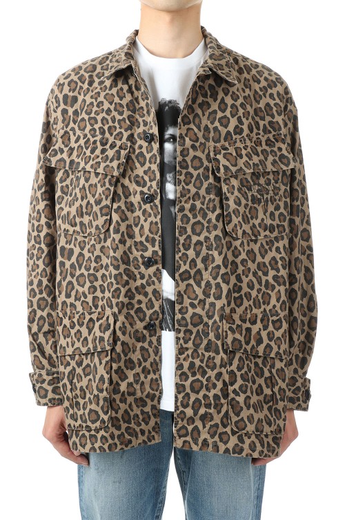 LEOPARD FATIGUE JACKET / BEIGE (22FWE-WMO-ML03) | セレクトショップ