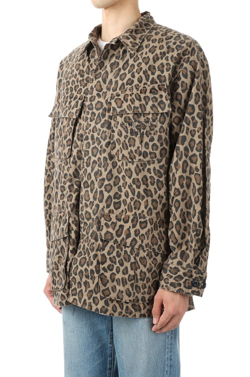 LEOPARD FATIGUE JACKET / BEIGE (22FWE-WMO-ML03) | セレクトショップ