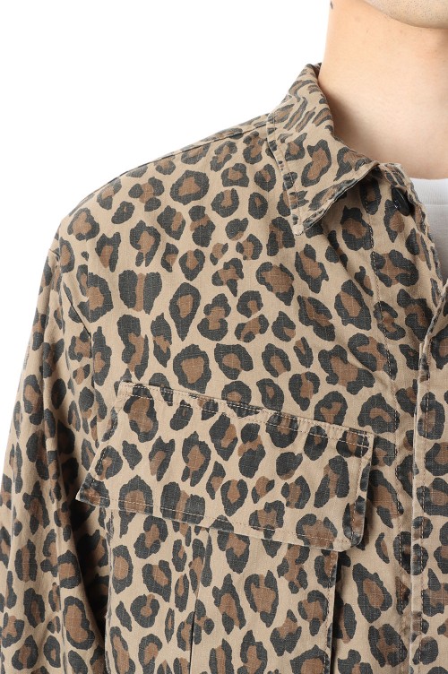 LEOPARD FATIGUE JACKET / BEIGE (22FWE-WMO-ML03) | セレクトショップ