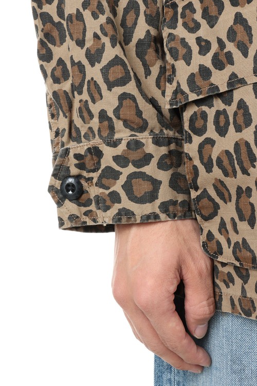 WACKO MARIA LEOPARD FATIGUE JACKET - ミリタリージャケット