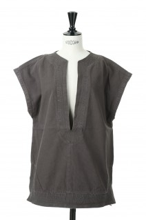 Cotton Keyneck Pullover -CHARCOAL GRAY(12110427)