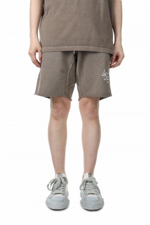 PIGMENT SWEAT SHORTS / GREIGE (HA-022106322)