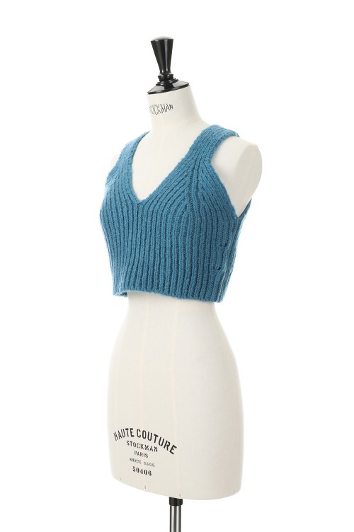 AURALEE WOOL BABY YARN KNIT CAMISOLE いいスタイル 65.0%OFF www