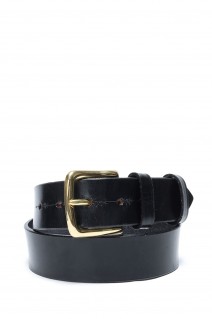 STIRRUP Leather Belt 3.8cm / BLACK