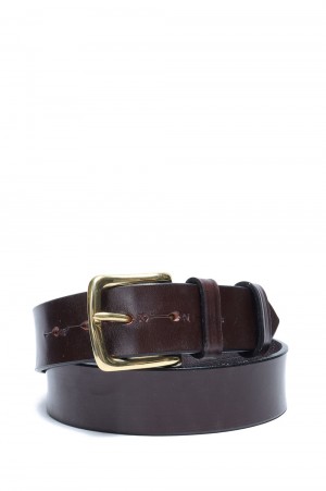 STIRRUP Leather Belt 3.8cm / CHETSNUT | セレクトショップ