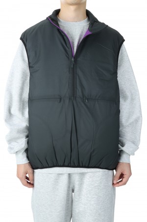 TECH REVERSIBLE PULLOVER PUFF VEST minnade-ganbaro.jp