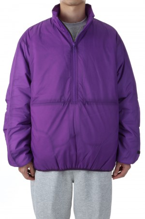 TECH REVERSIBLE PULLOVER PUFF JACKET - PURPLE (BJ-22022W) |  セレクトショップ｜DeepInsideinc.com Store