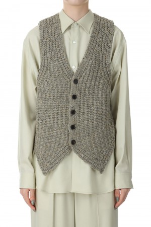 Nep Cardigan Vest (I22AW-K13)