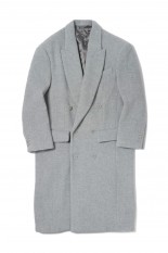 DOUBLE-BREASTED COAT(GRY/WO C41 AW22)