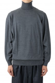 High Gauge High Neck Knit - C.GRAY (GU223-80120B)