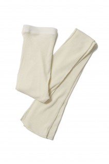 WOOL RIB LEGGINGS/WHITE(22AMSPA06)
