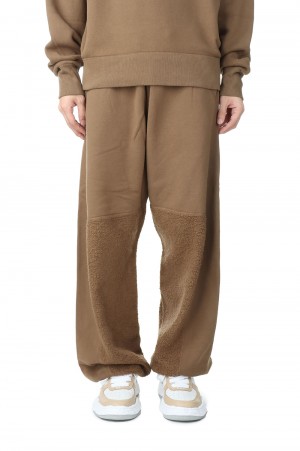 SHEEP FLEECE PT(22AW-SWPT-03)-B - MOCHA-