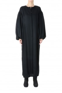 Wool Balloon sleeve Dress/BLACK(E22AW/D-01/01)
