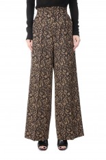 Granite High waist pants/BROWN mix(E22AW/P-02/02)