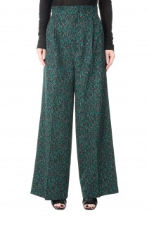 Granite High waist pants/GREEN mix(E22AW/P-02/02)
