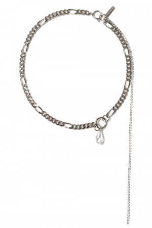 Vicky crystal necklace -PALLADIUM(26JC01VICKY2)
