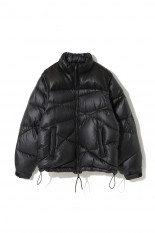 Yoke Leather Random Stitch Down Blouson(UI2B4206)