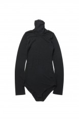 Merino Wool Body Suit Turtle -Black (020-022-CT55)