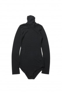 Merino Wool Body Suit Turtle -Black (020-022-CT55)