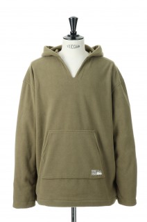 FLEECE MEXICAN HOODIE/OLIVE(F342563C)