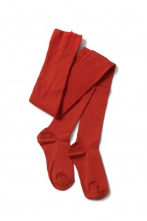 Cotton eribbed tights -Brick (240N2/1CO-T)