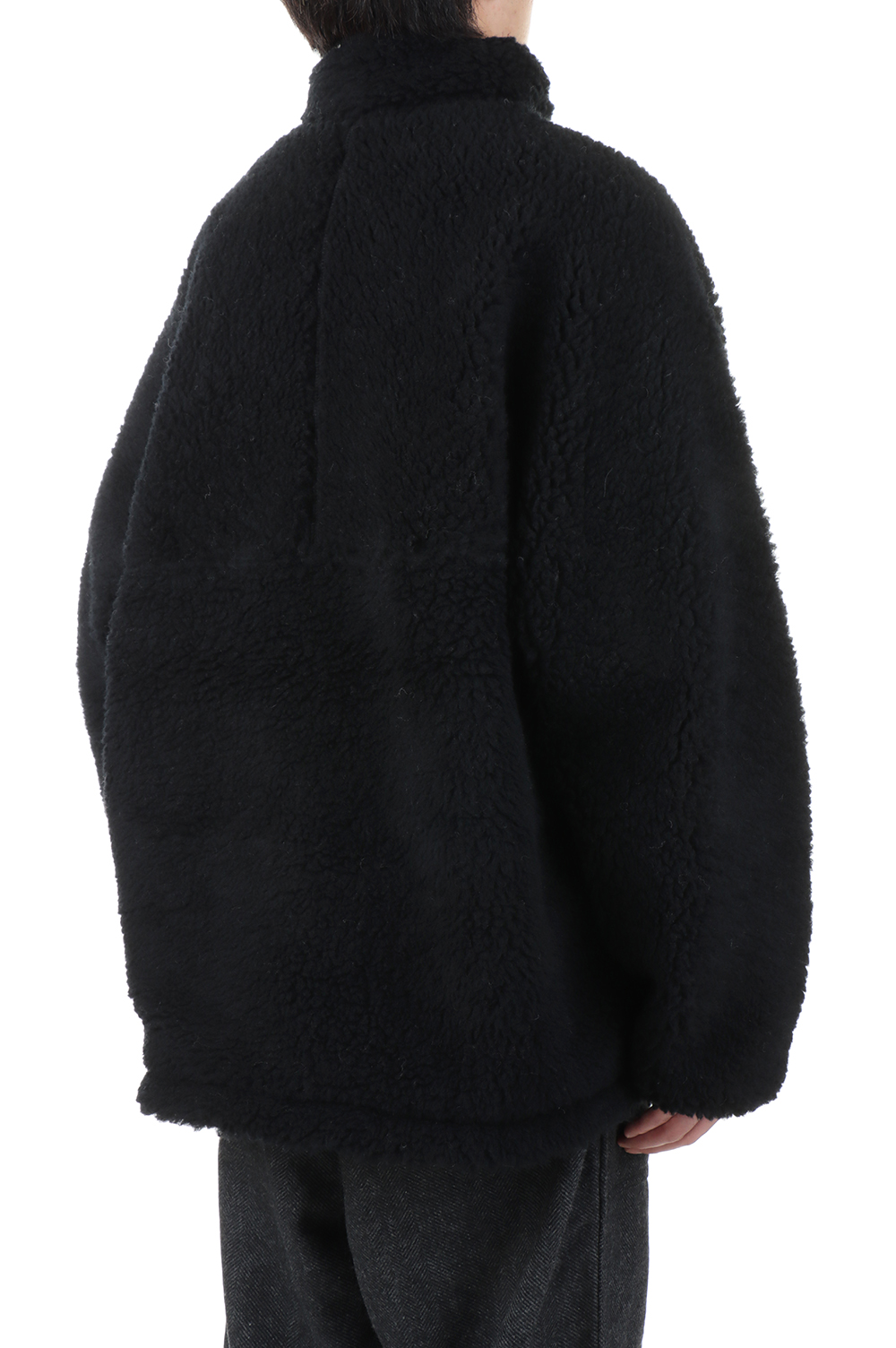 Wool Boa Fleece Field Jacket - Black (NA2252N) | セレクトショップ｜DeepInsideinc.com  Store