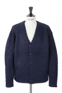 ALPACA CARDIGAN(1004AWKN02) - B:NAVY -