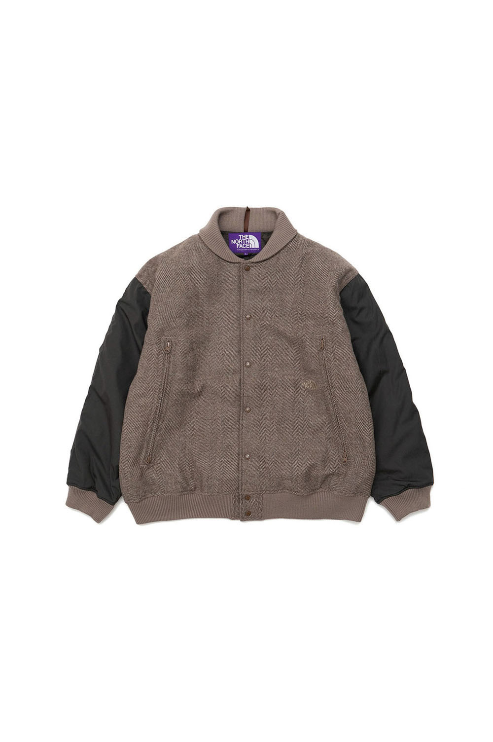 Herringbone Tweed Varsity Jacket - Beige (NY2261N) |  セレクトショップ｜DeepInsideinc.com Store