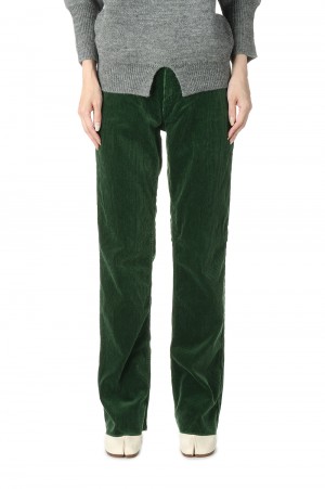 002 Flare Corduroy -Green(ID-PT30B-CD)