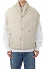 Lightweight Twill Mountain Down Cape - Light Beige (NN8256N)