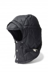 QUILTING HOOD CAP(22A0067)-BLACK-