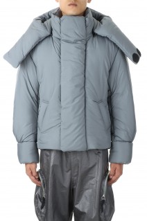SPACE SHIP PILOT 3D PUFF JACKET(AW-22-VDCJ-S)-GRAY-