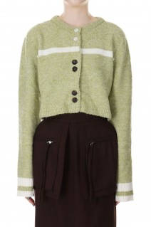 Knit Cardigan -GREEN (105A)