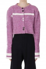 Knit Cardigan -PURPLE (105B)